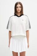 adidas Originals Crochet polo swetrowe damskie beżowe KC6490