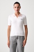 Calvin Klein Jeans polo damskie beżowe LV047F835G