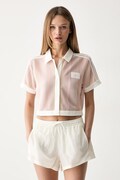 adidas Originals πουκάμισο γυναικείο ροζ KY8140