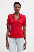 Morgan polo damskie czerwone DROSSO