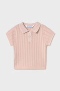 Mayoral polo dziecięce kolor różowy z kołnierzykiem 1104