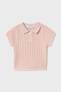 Mayoral polo dziecięce kolor różowy z kołnierzykiem 1104