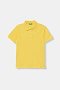 United Colors of Benetton polo dziecięce bawełniane żółte 3089C300Q