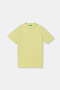 United Colors of Benetton Polo per bambini in cotone verde 3089C300Q