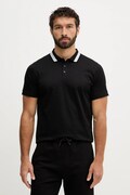 Karl Lagerfeld polo bawełniane kolor czarny gładki 561200.745001