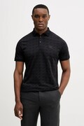 Karl Lagerfeld polo bawełniane męski kolor czarny 561251.745071