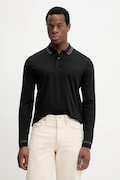 BOSS longsleeve bawełniany H-Pleins 202 kolor czarny gładki 50554530