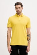 Tommy Hilfiger polo męski kolor żółty wzorzysty MW0MW17770