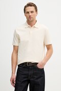 Guess polo męski kolor beżowy gładki M6RP06 KD231