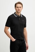 Guess polo LYLE męski kolor czarny gładki M6RP60 K7O64