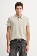 Calvin Klein polo męski kolor beżowy gładki LV04LC254G