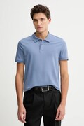 Calvin Klein polo męski kolor fioletowy gładki LV04LC254G