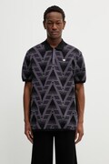 adidas Originals polo AOP Polo męski kolor czarny wzorzysty KC9096