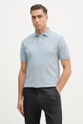 Hackett London polo bawełniane męski kolor niebieski gładki HM5600085