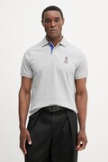 Hackett London polo pánské bavlněné šedé HM5600142