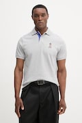 Hackett London polo majica moška bombažna siva HM5600142