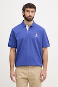 Hackett London polo majica moška bombažna modra HM5600142