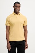 Bavlnené polo tričko Hackett London žltá farba, jednofarebné, HM5600148