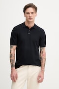 Hackett London polo męskie z bawełną granatowe HM7000186