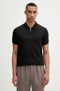 Calvin Klein polo męskie bawełniane czarne LV04LE255G
