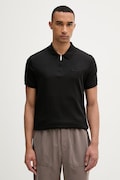 Calvin Klein polo tričko pánske bavlnené čierne LV04LE255G