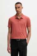 Calvin Klein πόλο Ανδρικό με βαμβάκι πορτοκαλί LV04LF200G