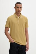 Calvin Klein polo męskie bawełniane beżowe LV04LF214G