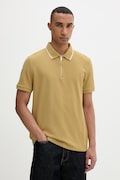 Calvin Klein polo pentru bărbați, din bumbac bej LV04LF214G