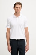 Trussardi polo męskie bawełniane z elastanem białe G5008000124N