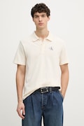 Calvin Klein Jeans polo pánské bavlněné béžové LV04RF209G