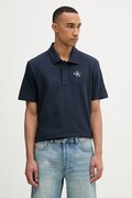 Calvin Klein Jeans polo męskie bawełniane granatowe LV04RF209G