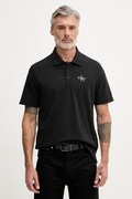 Calvin Klein Jeans polo pánské bavlněné černé LV04RF209G