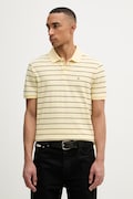 Calvin Klein Jeans polo męskie bawełniane żółte LV04RF216G