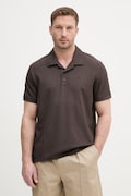 Calvin Klein Jeans πόλο ανδρικό με βαμβάκι καφέ LV04RF205G