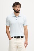 Lindbergh polo męskie bawełniane niebieskie 30.404115