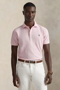 Polo Ralph Lauren polo bawełniane męski kolor różowy gładki 710B13479