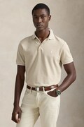 Polo Ralph Lauren polo męski kolor beżowy gładki 710A12308