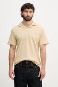 Lacoste polo tričko pánske s prímesou ľanu béžové PH2449