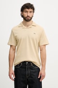 Lacoste polo tričko pánske s prímesou ľanu béžové PH2449