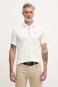 Karl Lagerfeld polo pánské bavlněné s elastanem béžové 562221.745021