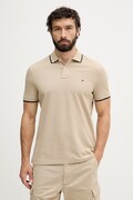 Tommy Hilfiger polo pánské bavlněné béžové MW0MW42748