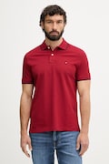 Tommy Hilfiger polo pentru bărbați, din bumbac burgundy MW0MW42748