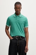 Tommy Jeans polo męskie bawełniane zielony DM0DM22700