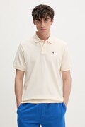 Tommy Jeans πόλο ανδρικό βαμβακερό μπεζ DM0DM22711