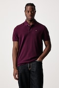 Tommy Jeans polo męskie bawełniane bordowe DM0DM22711