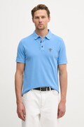 Aeronautica Militare polo męskie bawełniane niebieskie PO1925UP00406