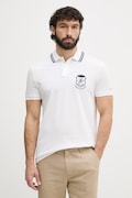 Tommy Hilfiger polo majica moška z bombažem bela MW0MW43061