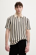 Tommy Hilfiger polo pánské bavlněné béžové MW0MW42770