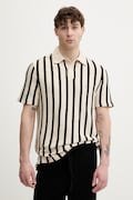 Tommy Hilfiger polo pánské bavlněné béžové MW0MW42770