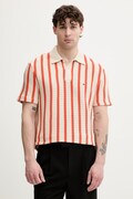 Tommy Hilfiger polo pánské bavlněné oranžové MW0MW42770